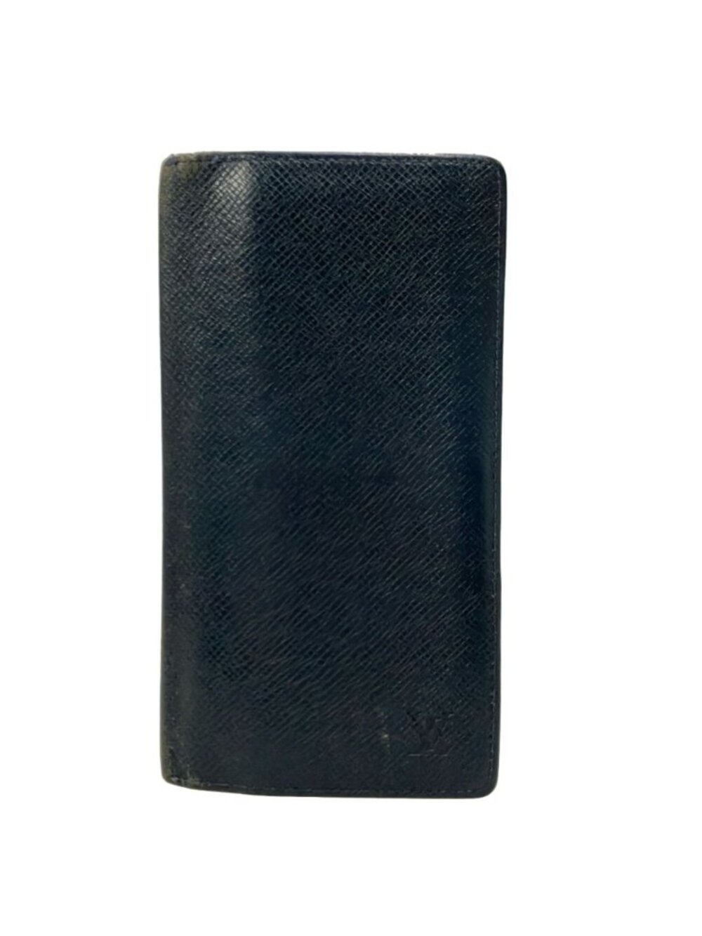 Louis Vuitton Bifold Wallet Leather Portefeuille Long Taiga